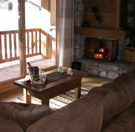 Chalet fire place