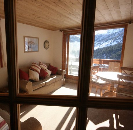 View from a chalet window